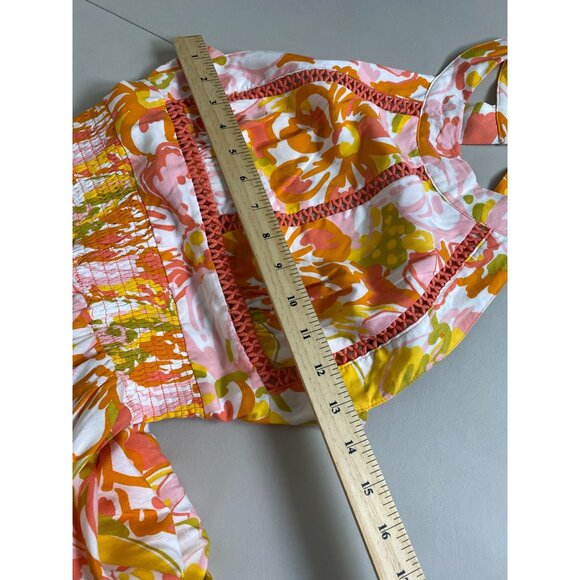 NEW Abel The Label Sleeveless Floral Halter Maxi Dress size Small Boho Cottage - Picture 4 of 16